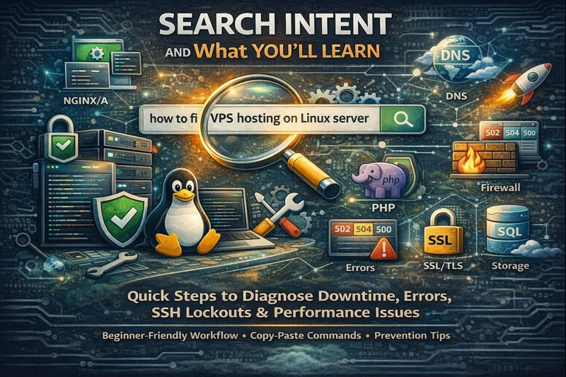 Fix VPS Hosting on Linux Server