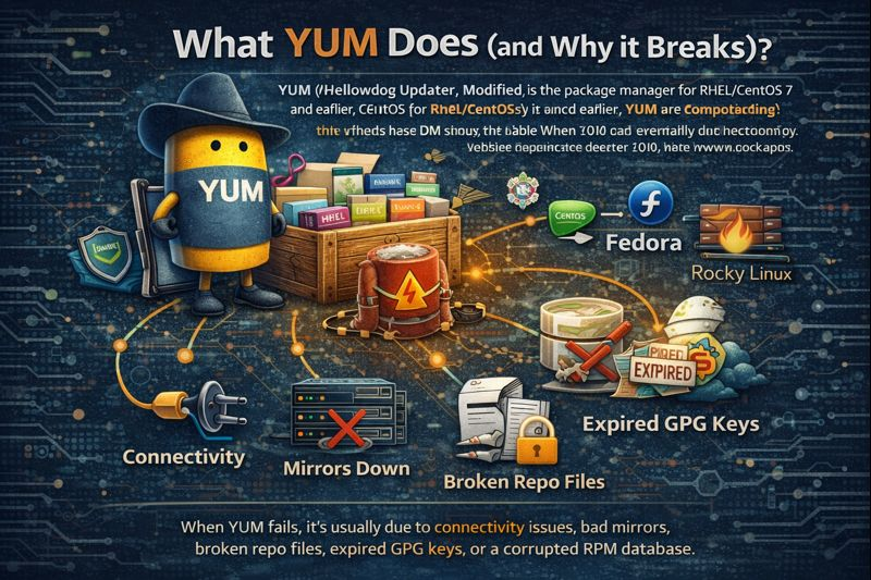 Fix YUM on Linux Server