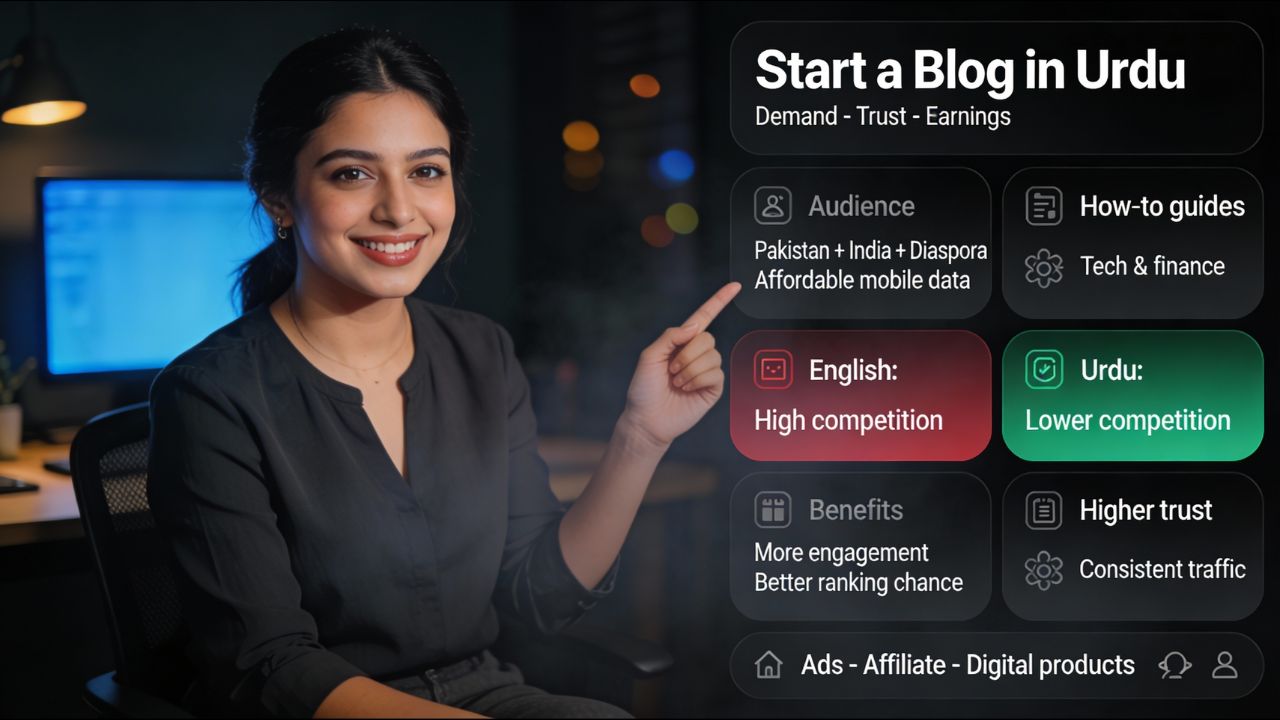 How to Start a Blog in Urdu