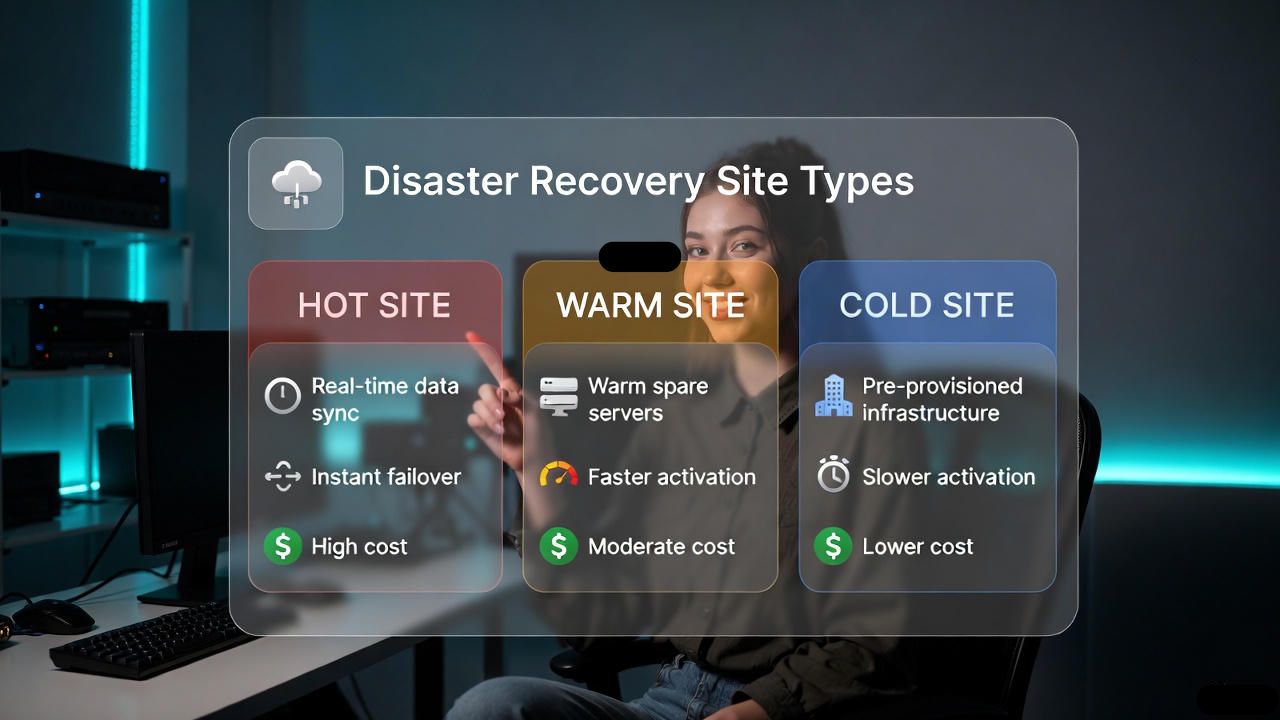 Hot sites vs warm sites vs cold sites