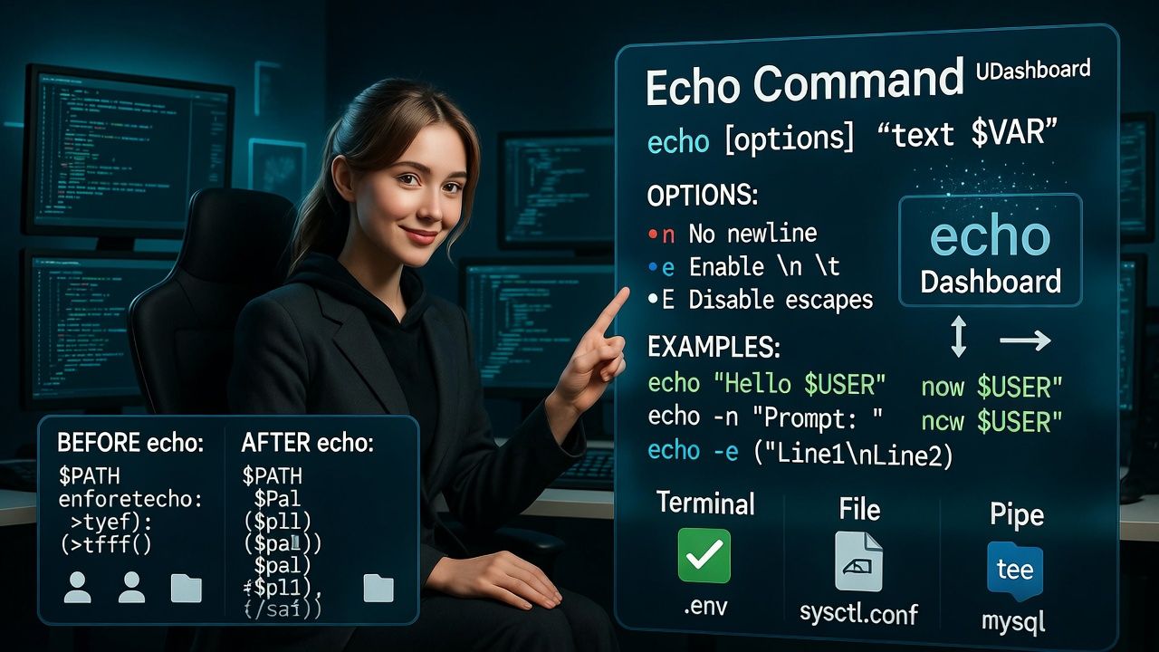 Echo Command in Linux