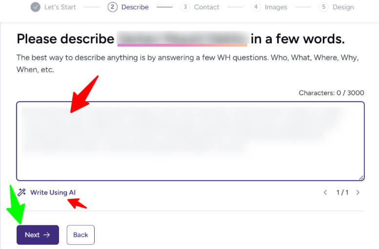 Add a Short Description of Your Website