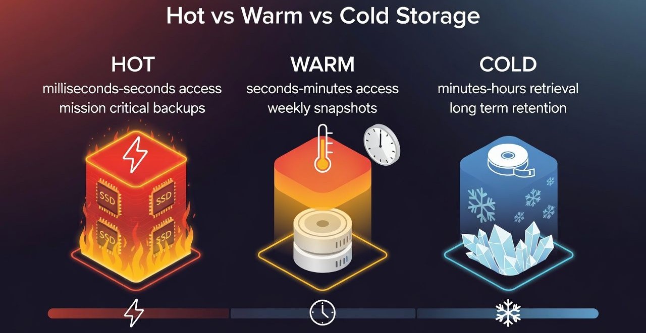 Cost Benefit Analysis of Tiered Backup Storage