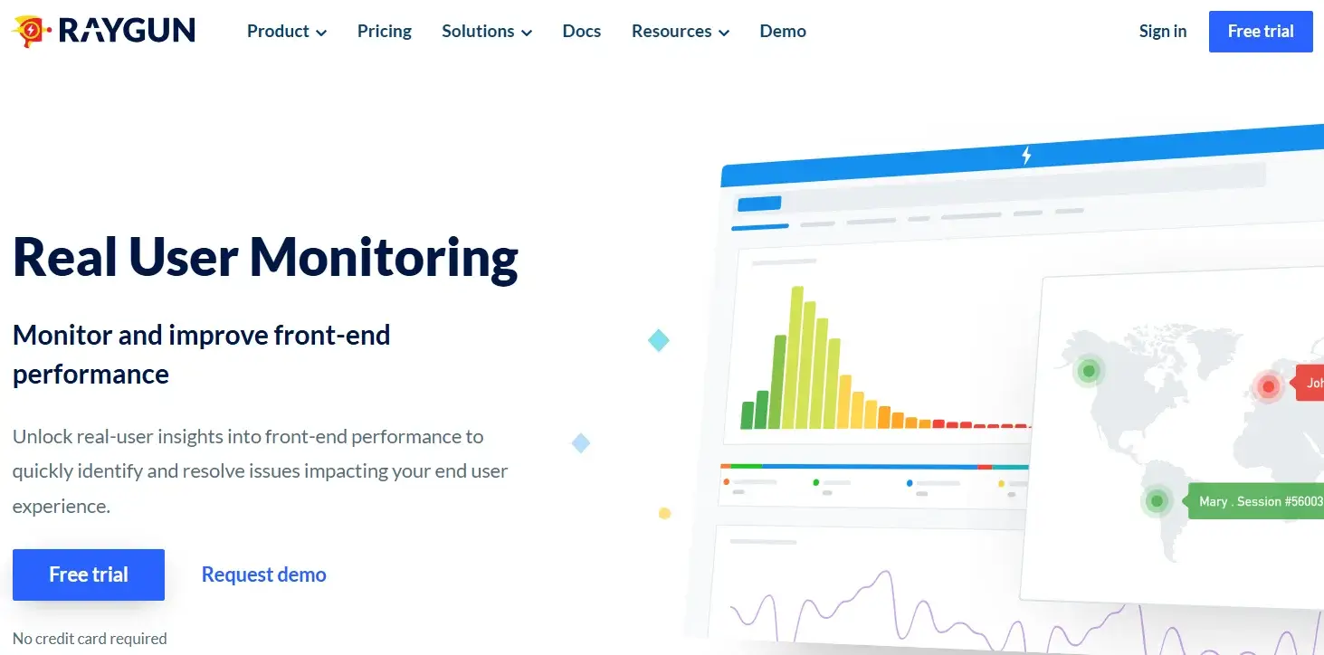 Raygun Real User Monitoring