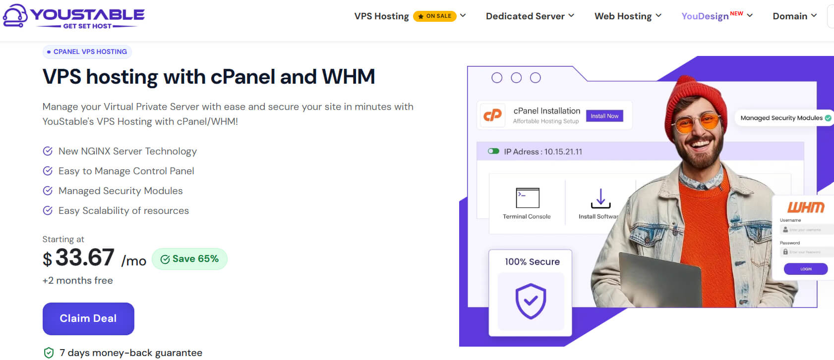 YouStable cPanel VPS Hosting
