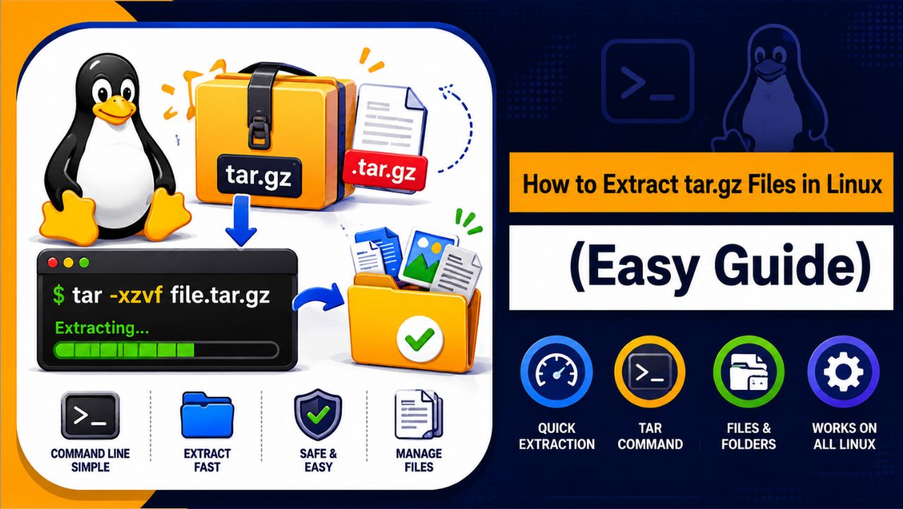 How to Extract tar.gz Files in Linux