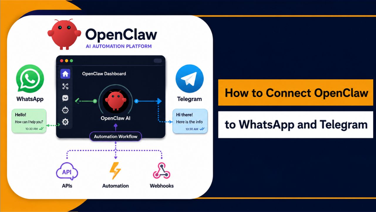 Connect OpenClaw to WhatsApp and Telegram