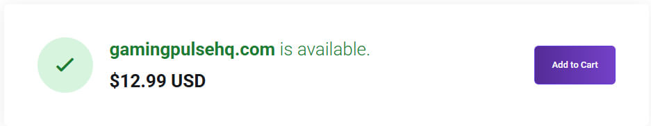 Available Domain Name