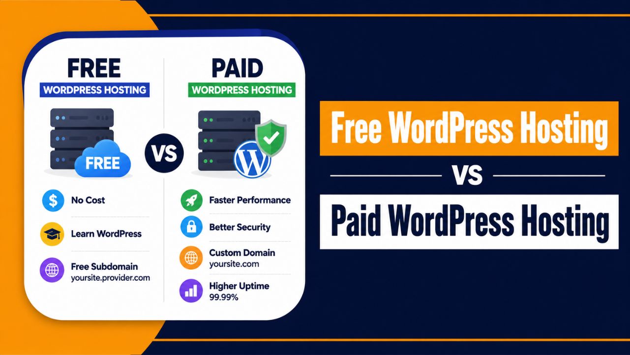 Free WordPress Hosting vs Paid WordPress Hosting