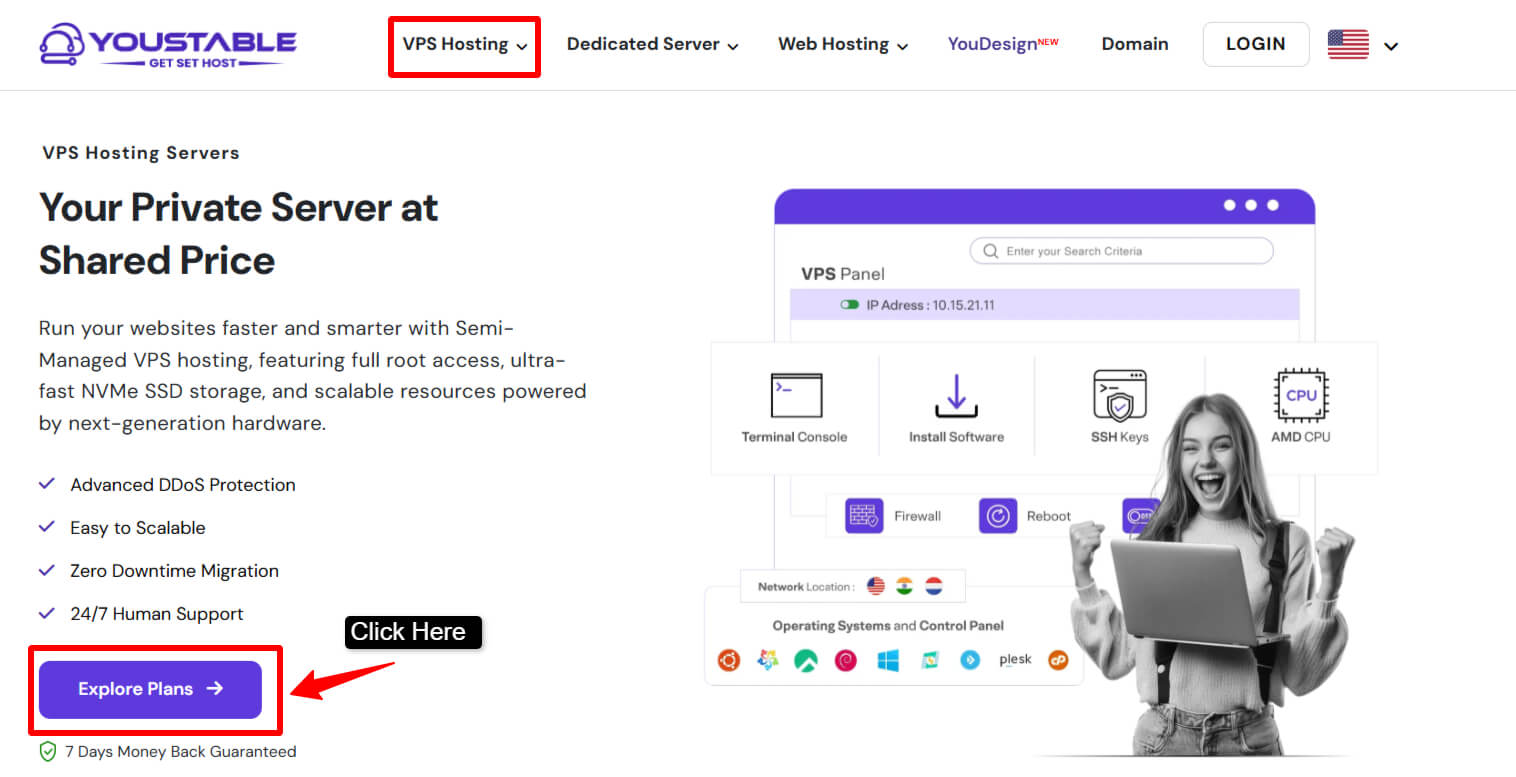 YouStable VPS Hosting