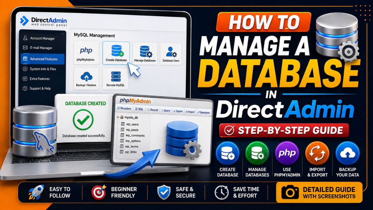 Manage a Database in DirectAdmin
