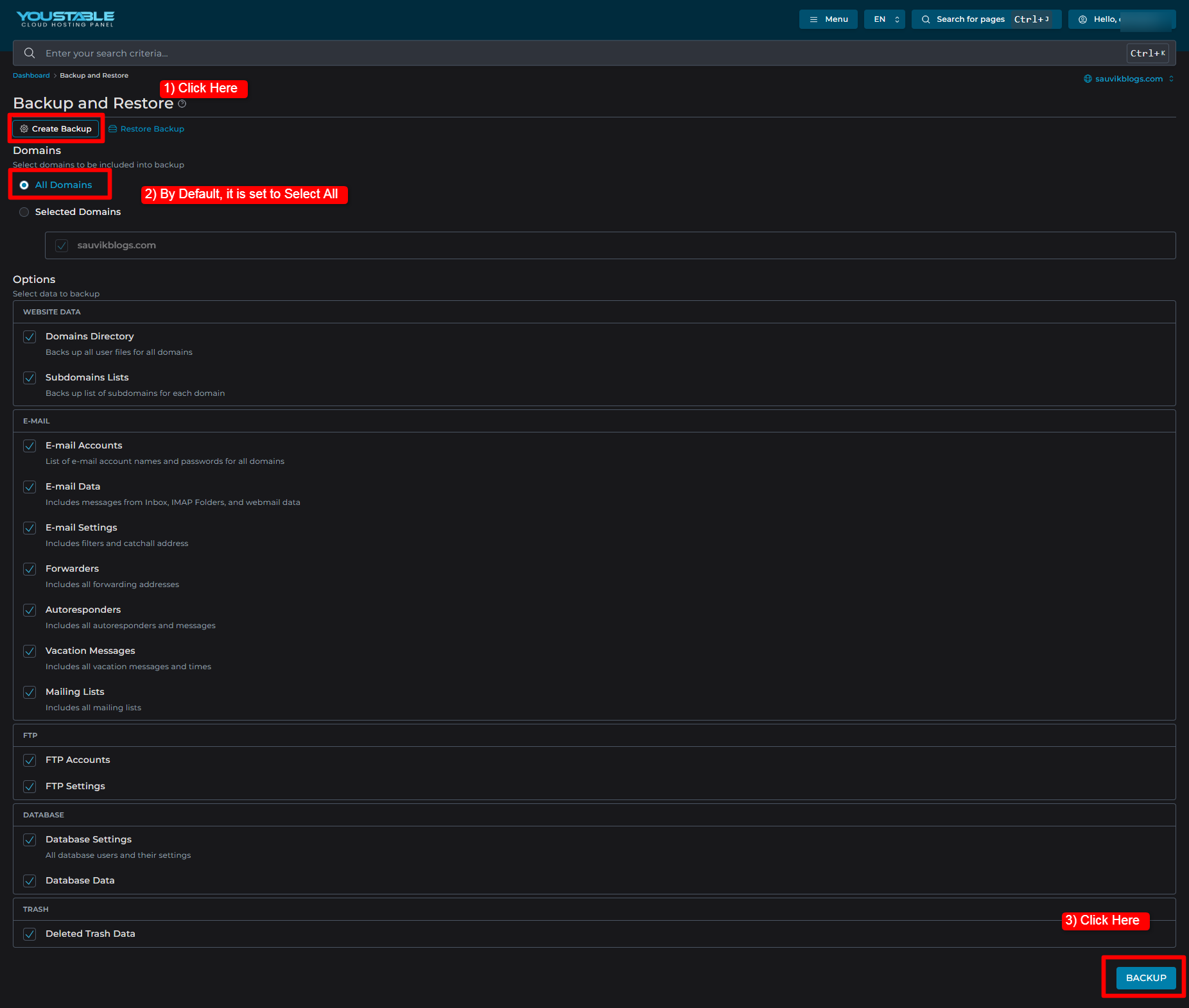 How to Create Backup in DirectAdmin (Step-by-Step Guide + Screenshots)