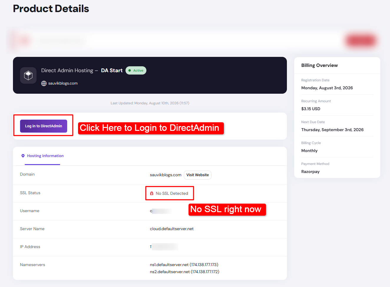 click the Manage button