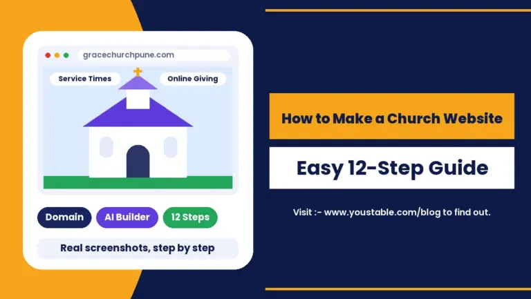 How to make a church website step by step guide