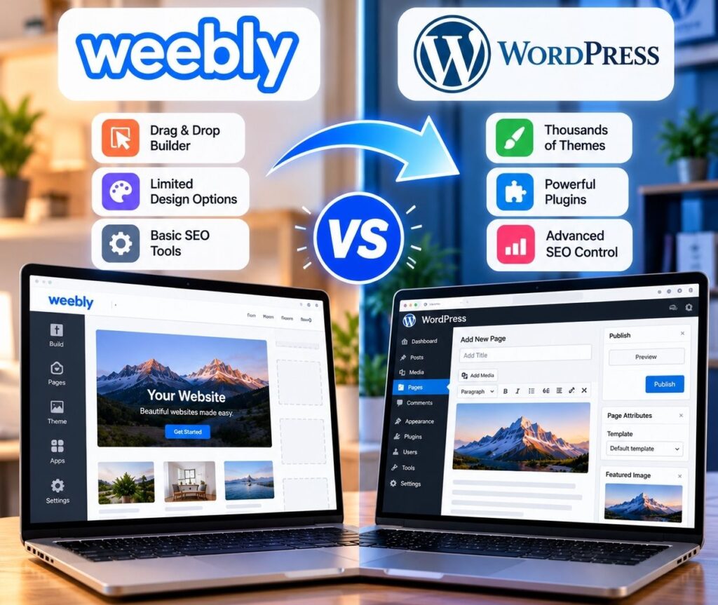 Weebly vs WordPress