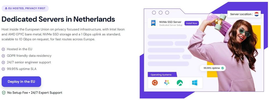 YouStable Netherlands Dedicated Server